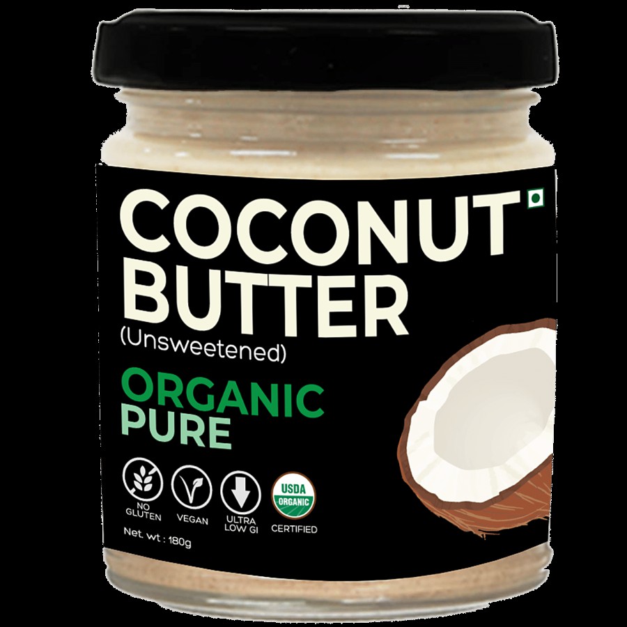 D-Alive Organic Coconut Butter - Unsweetened