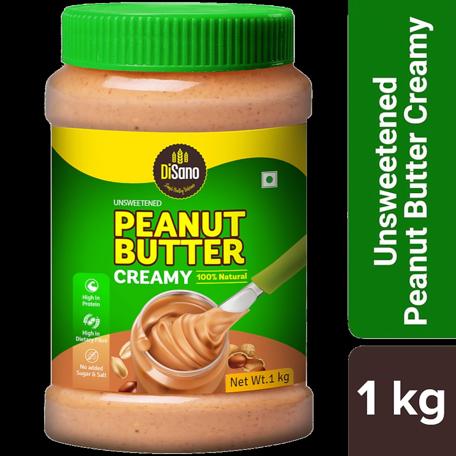 Disano Unsweetened Creamy Peanut Butter