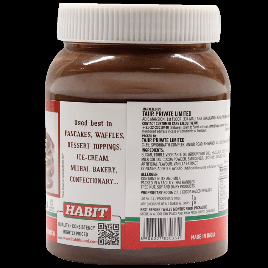 Habit Hazelnut Spread With Cocoa