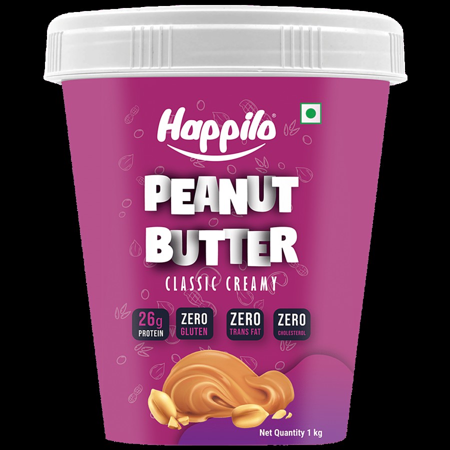 Happilo Classic Peanut Butter - Creamy