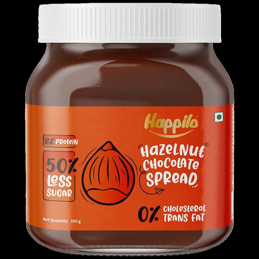 Happilo Hazelnut Chocolate Spread - Protein-Rich