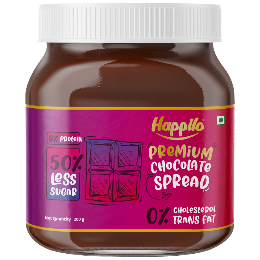 Happilo Premium Chocolate Spread - Protein-Rich