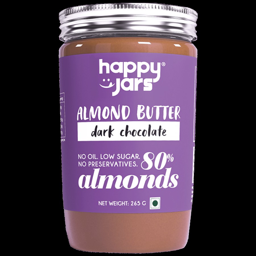 Happy Jars Almond Butter - Dark Chocolate