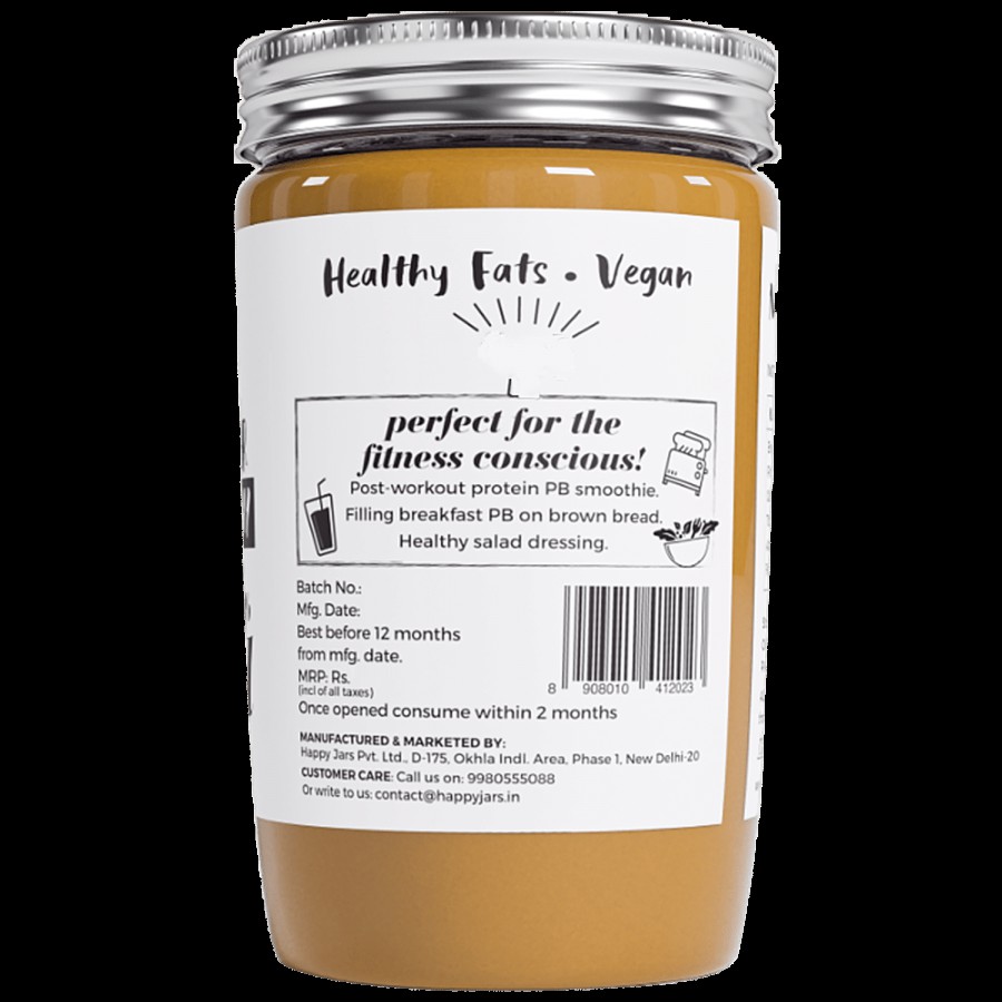 Happy Jars Peanut Butter - Unsweetened