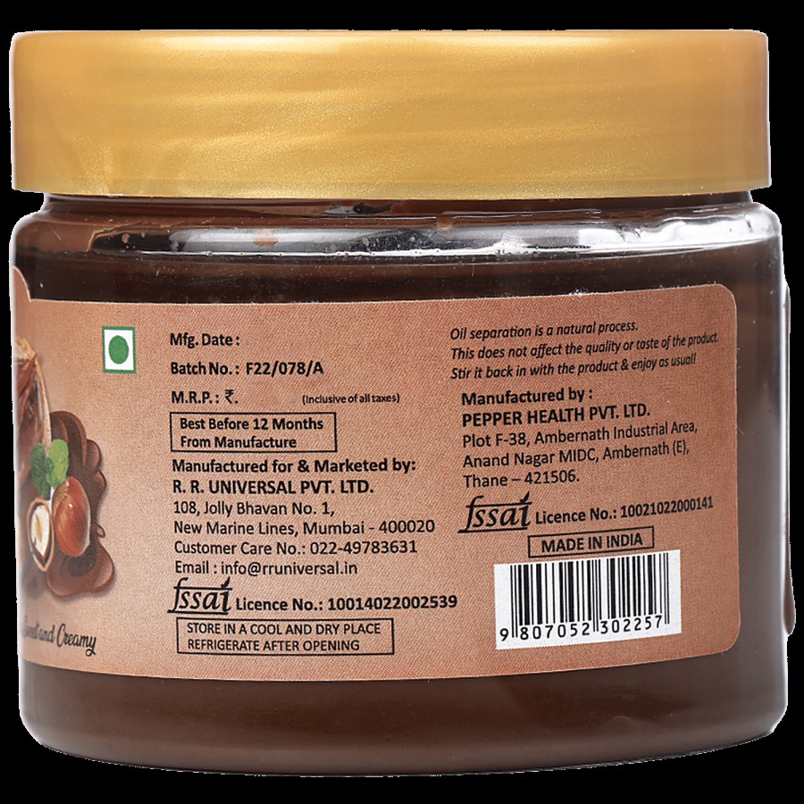 MURANO Chocolate Hazelnut Spread - Rich