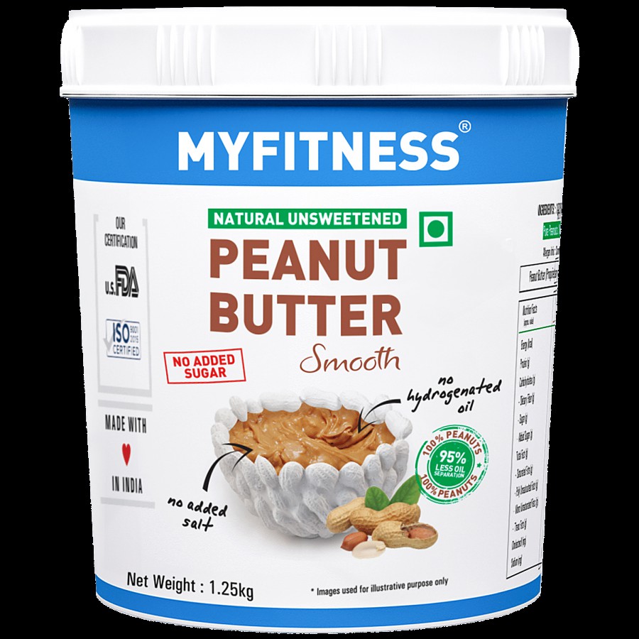 MYFITNESS Natural Peanut Butter - Smooth