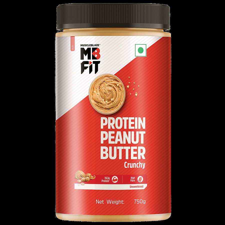 MuscleBlaze Fit Protein Peanut Butter - Crunchy