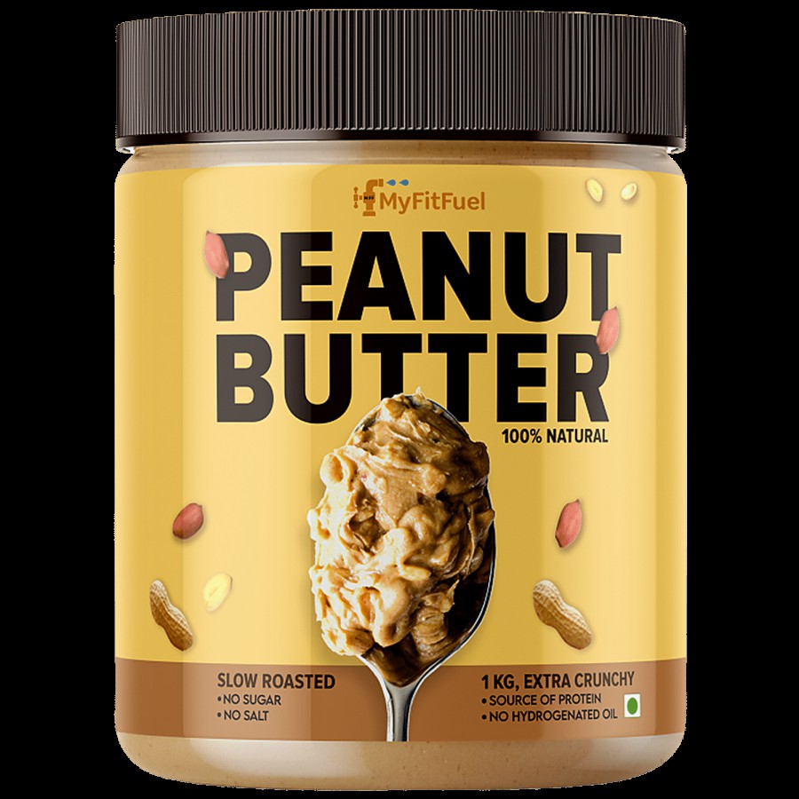 MyFitFuel Peanut Butter - All Natural & Extra Crunchy