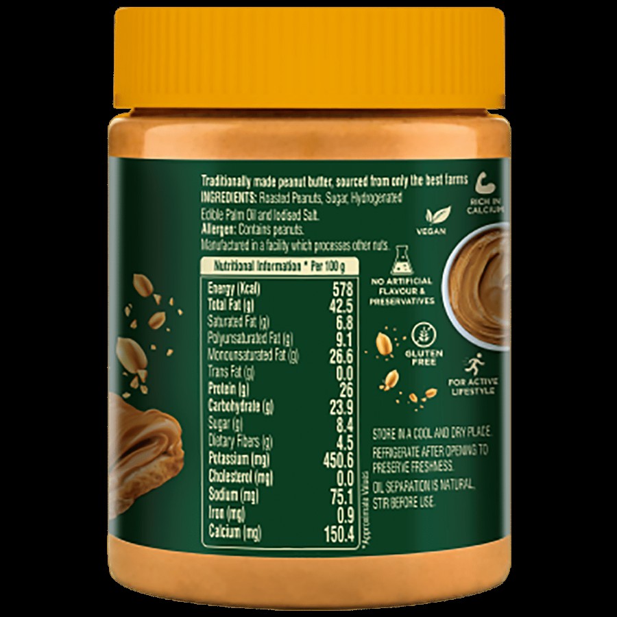 Oleev Kitchen Peanut Butter Creamy - Rich In Protein