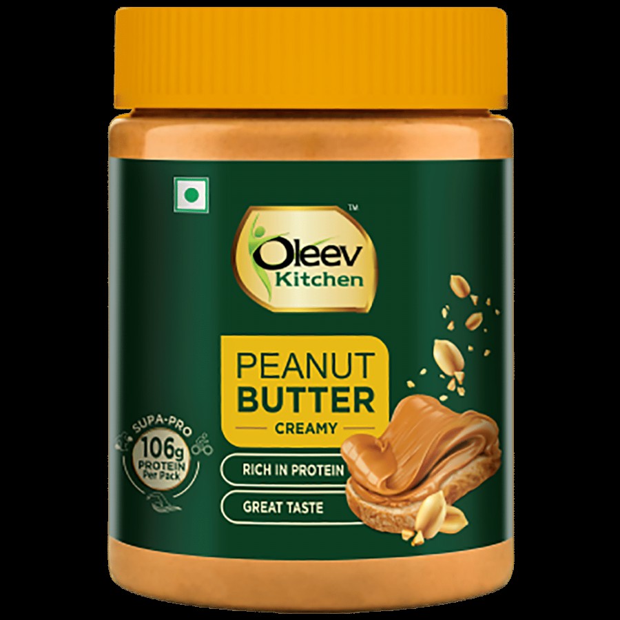 Oleev Kitchen Peanut Butter Creamy - Rich In Protein