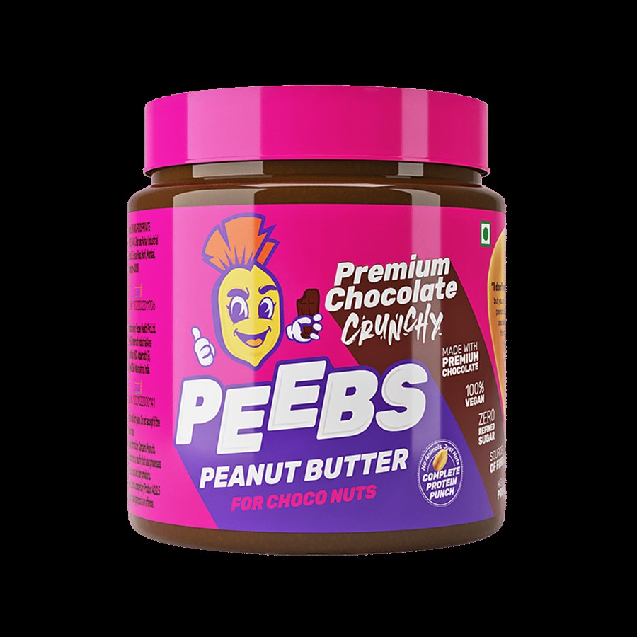 PEEBS Premium Chocolate Peanut Butter - Crunchy