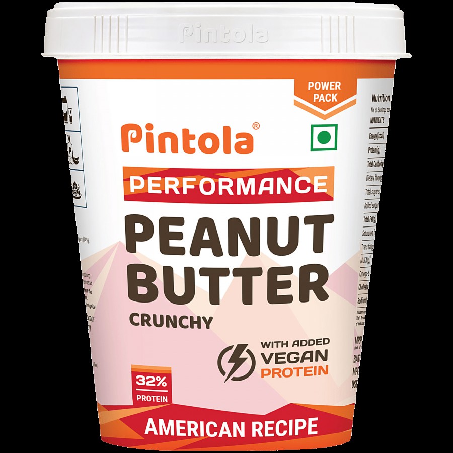 Pintola American Recipe Peanut Butter - Crunchy