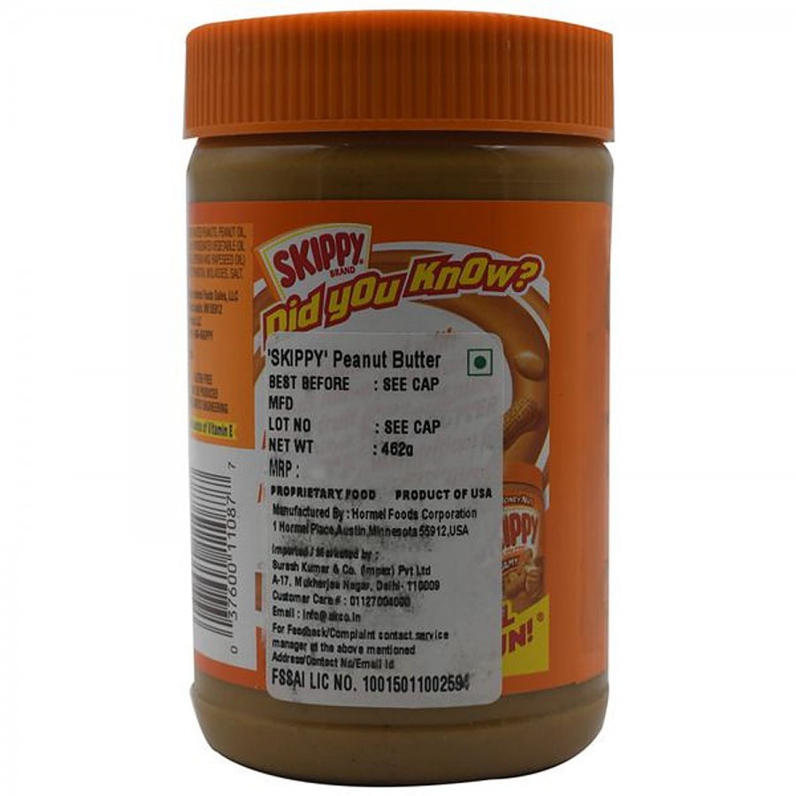 Skippy Creamy Peanut Butter - Roasted Honey Nut