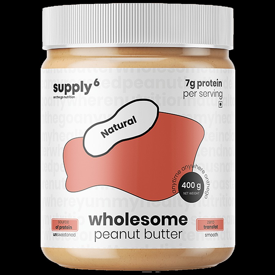 Supply6 Wholesome Peanut Butter - Natural