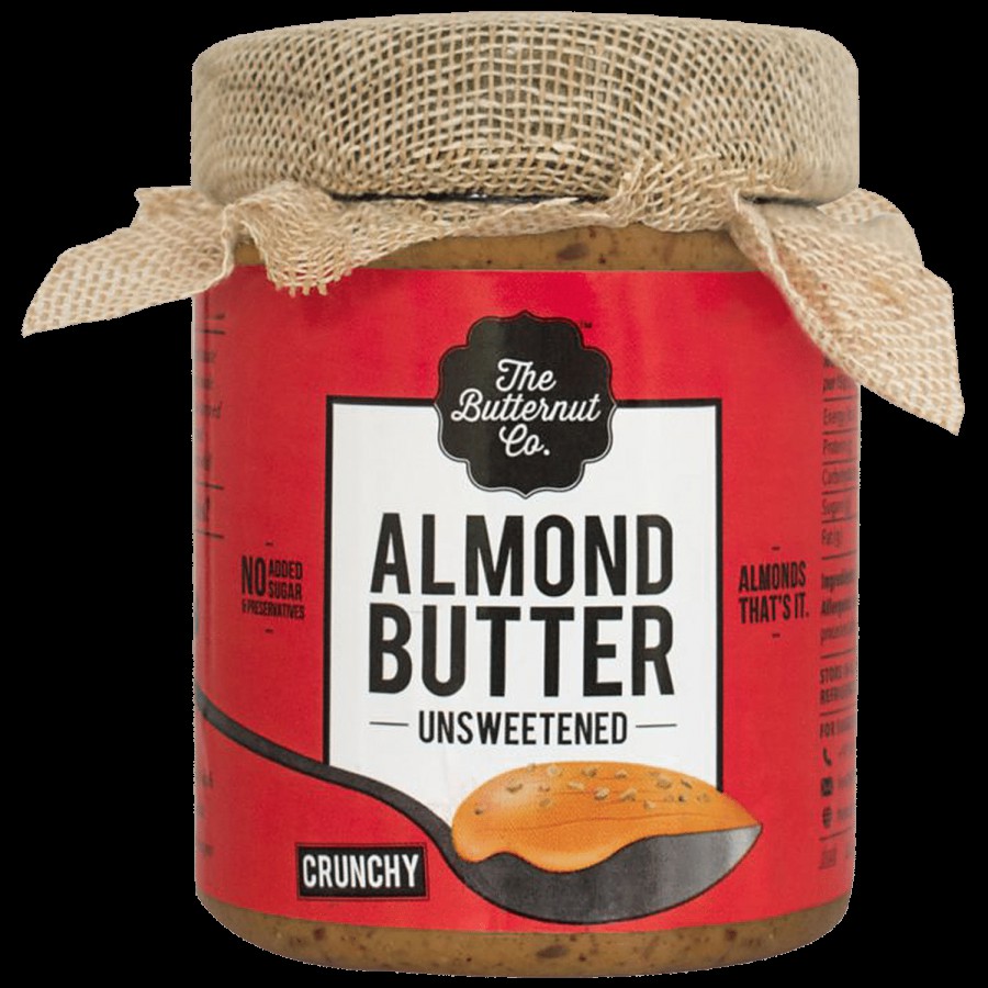 The Butternut Co. Crunchy Unsweetened Almond Butter