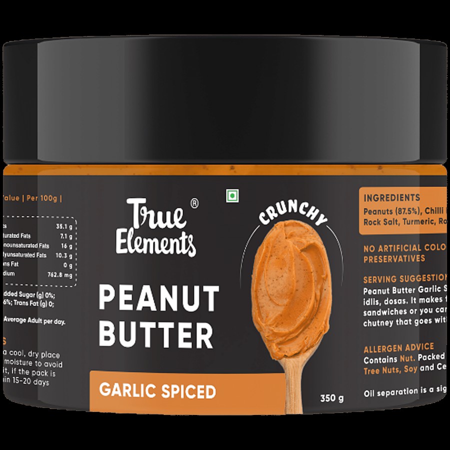 True Elements Peanut Butter Garlic Spiced