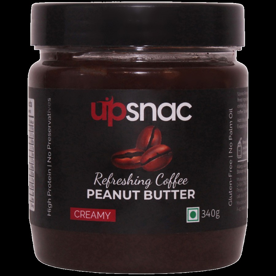 upsnac Refreshing Coffee Peanut Butter - Creamy