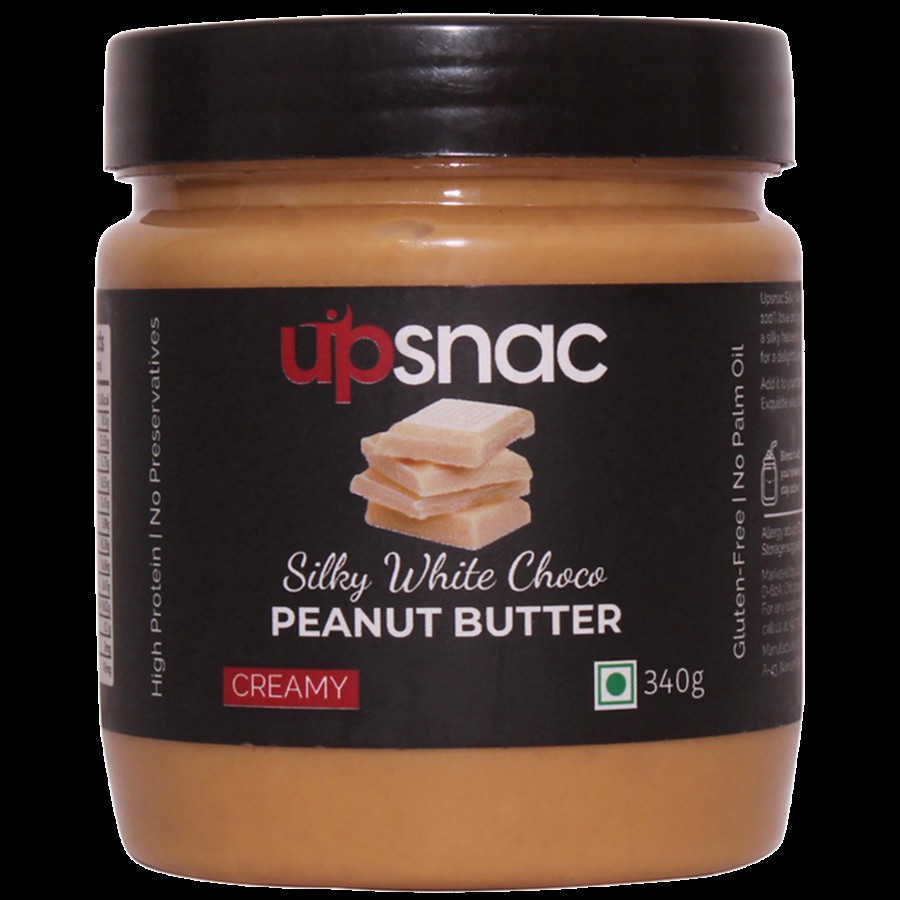 upsnac Silky White Chocolate Peanut Butter - Creamy