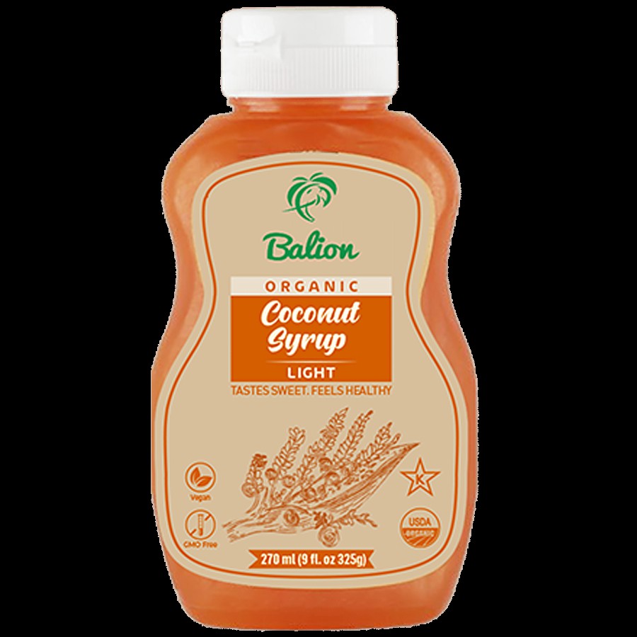 Balion Organic Light Coconut Syrup