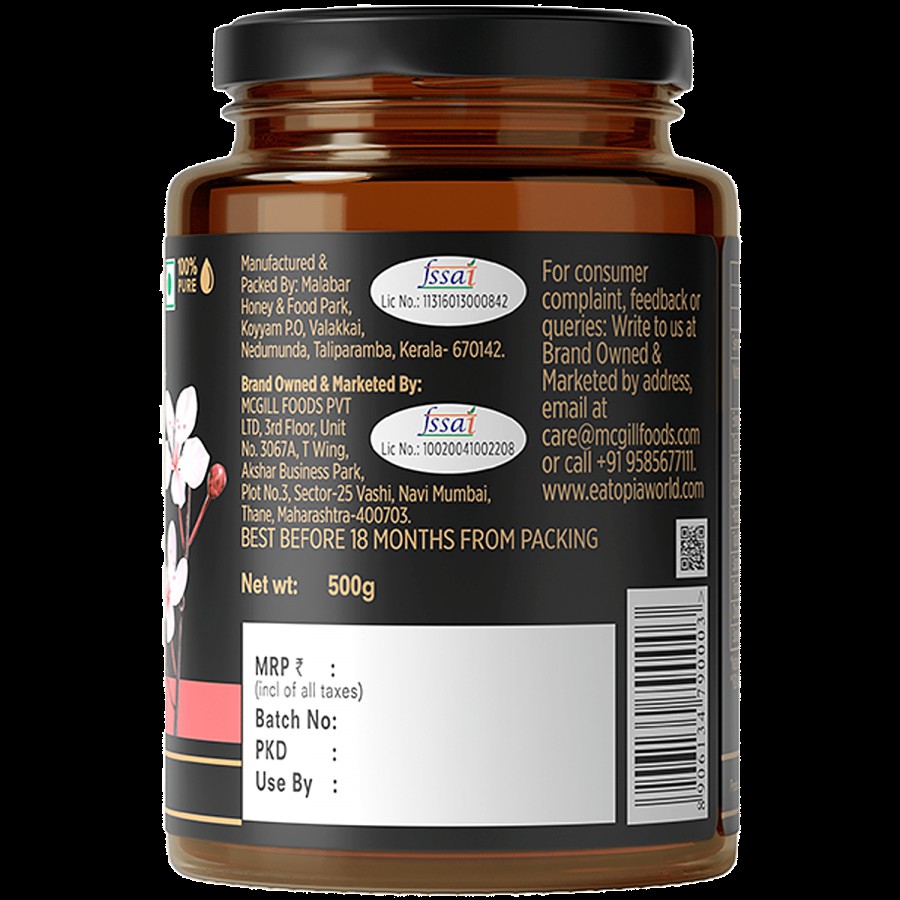 Eatopia Monofloral Nectar Honey From Himalayas - Litchi Flowers