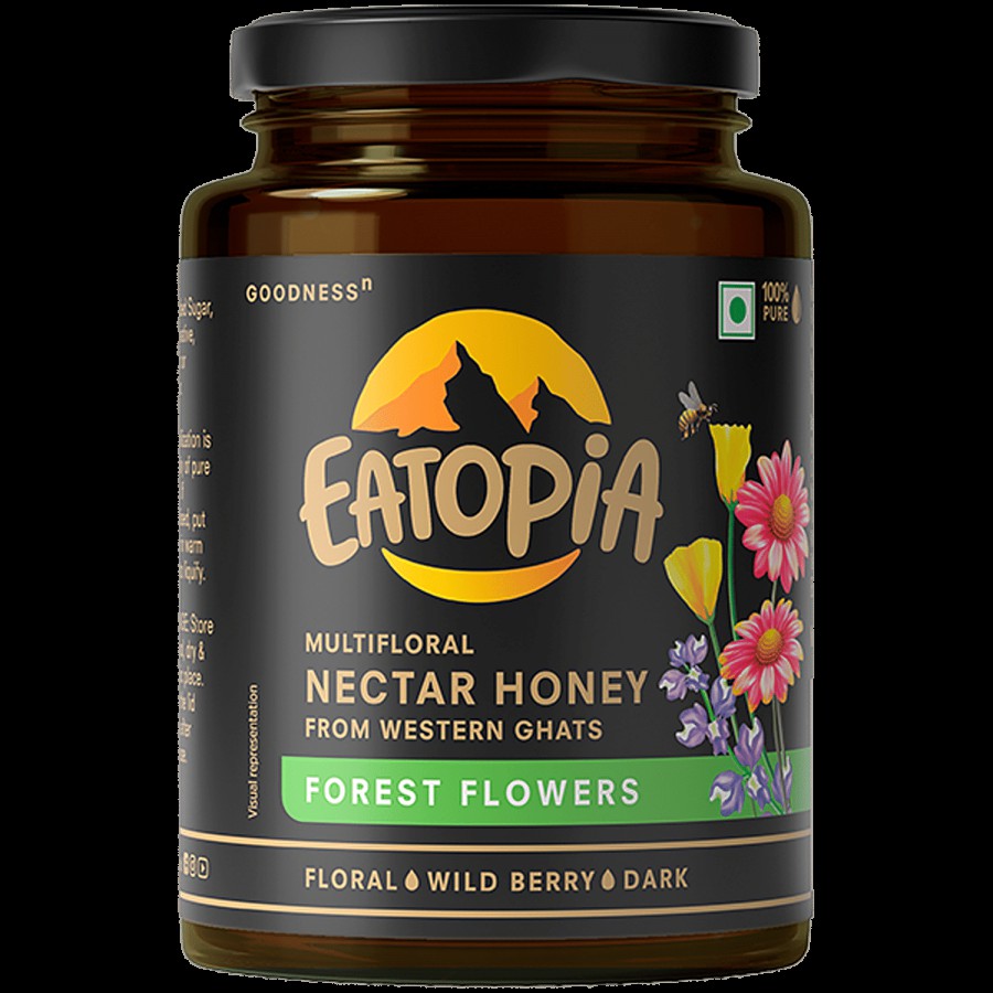 Eatopia Multifloral Nectar Honey From Western Ghats - Forest Flowers Honey