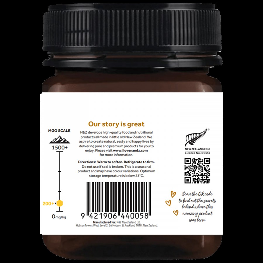 N&Z Manuka Honey - Monofloral