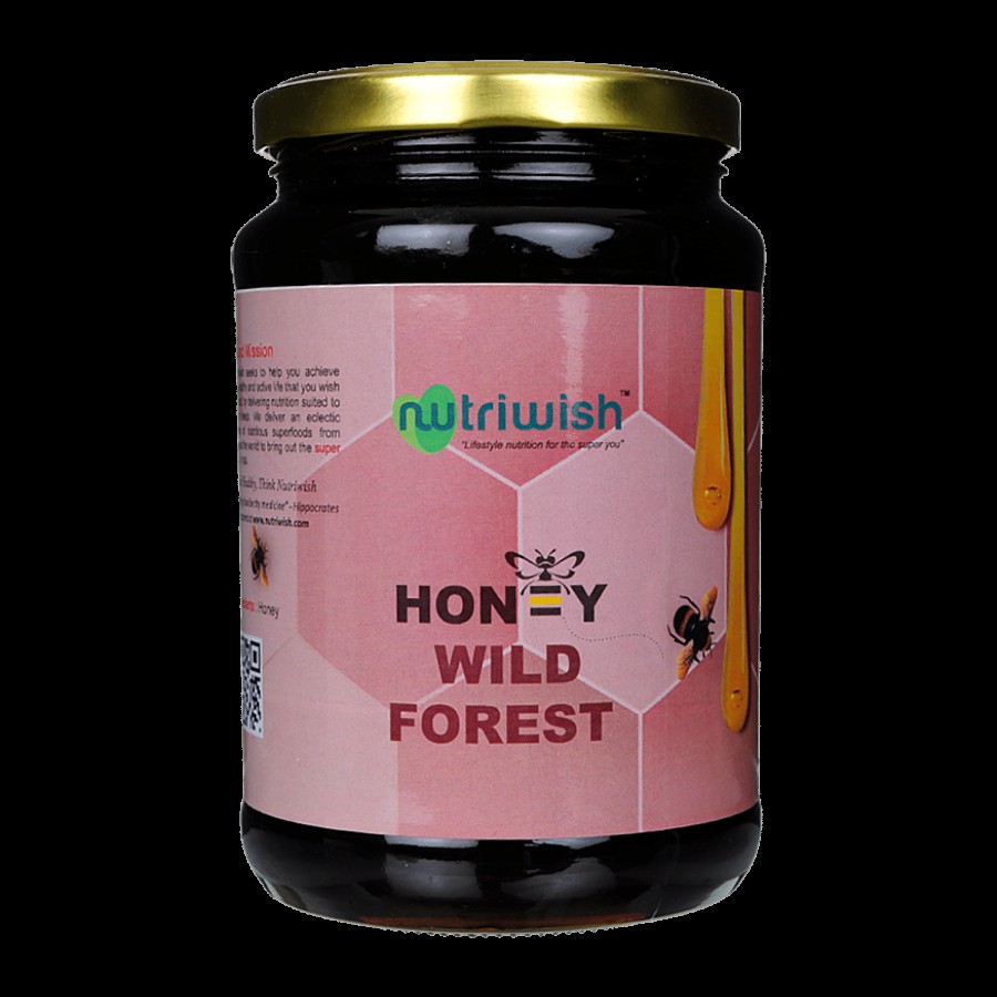 Nutriwish Wild Forest Honey - 100 % Pure Wild Forest Honey