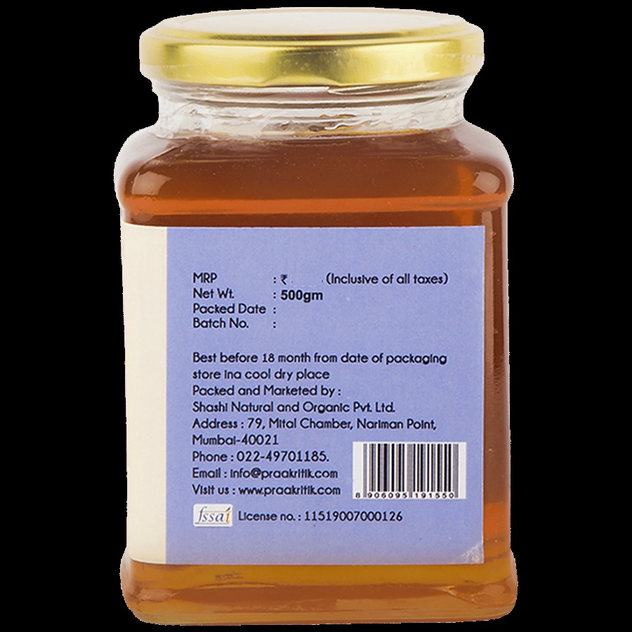 Praakritik Natural Raw Adivasi Honey - Boosts Immunity