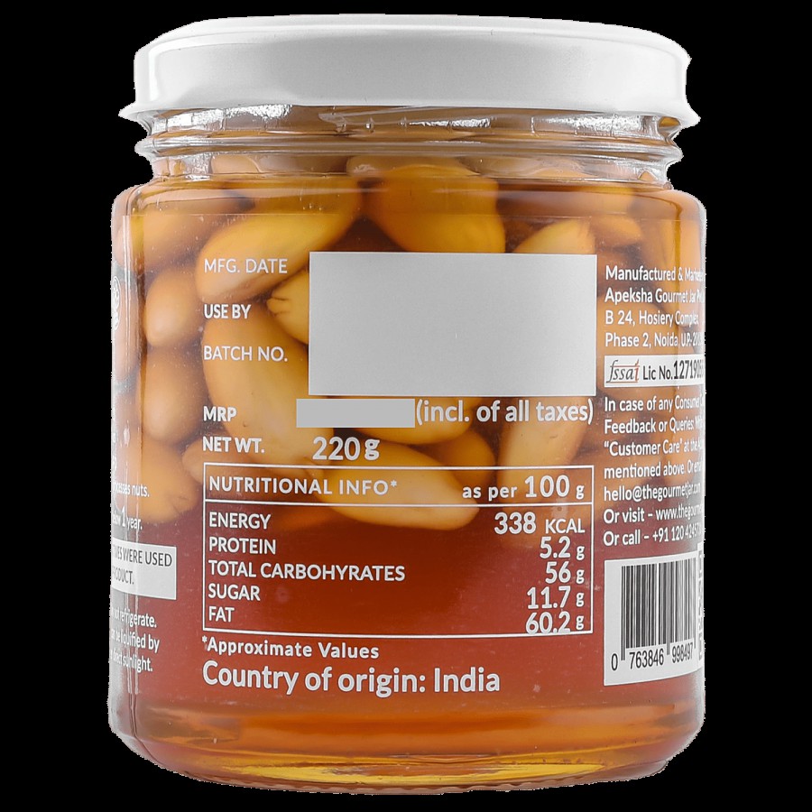 The Gourmet Jar Almond Honey - 100% Organic