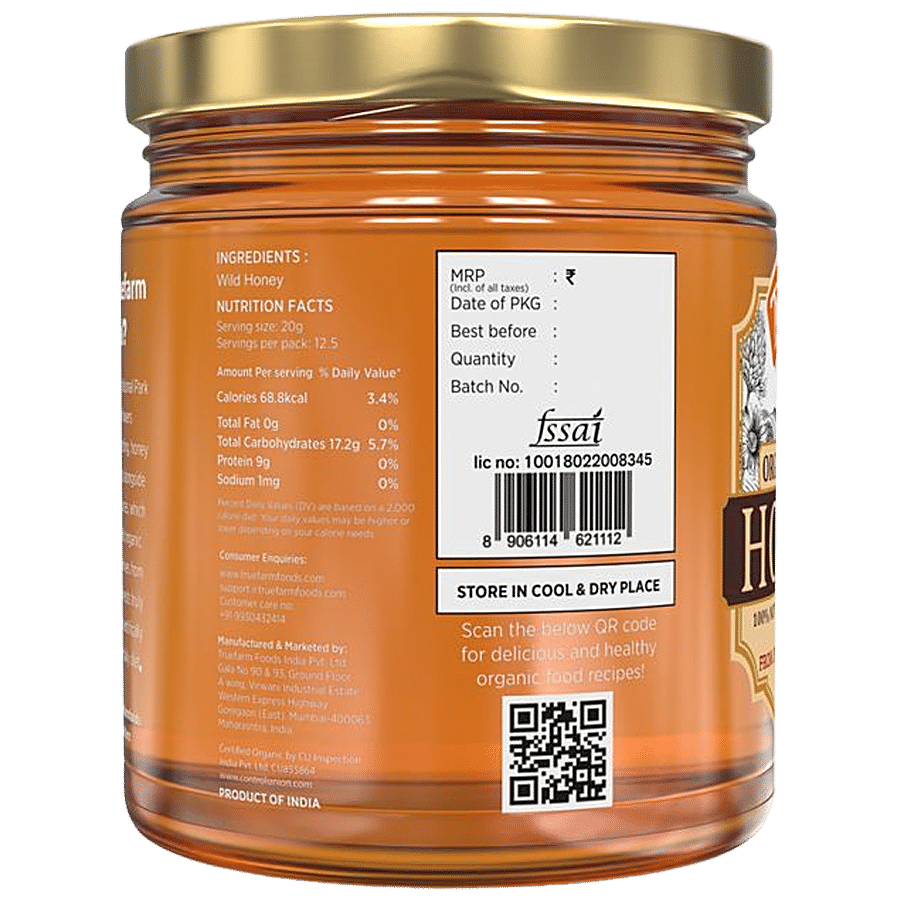 Truefarm Organic Wild Honey