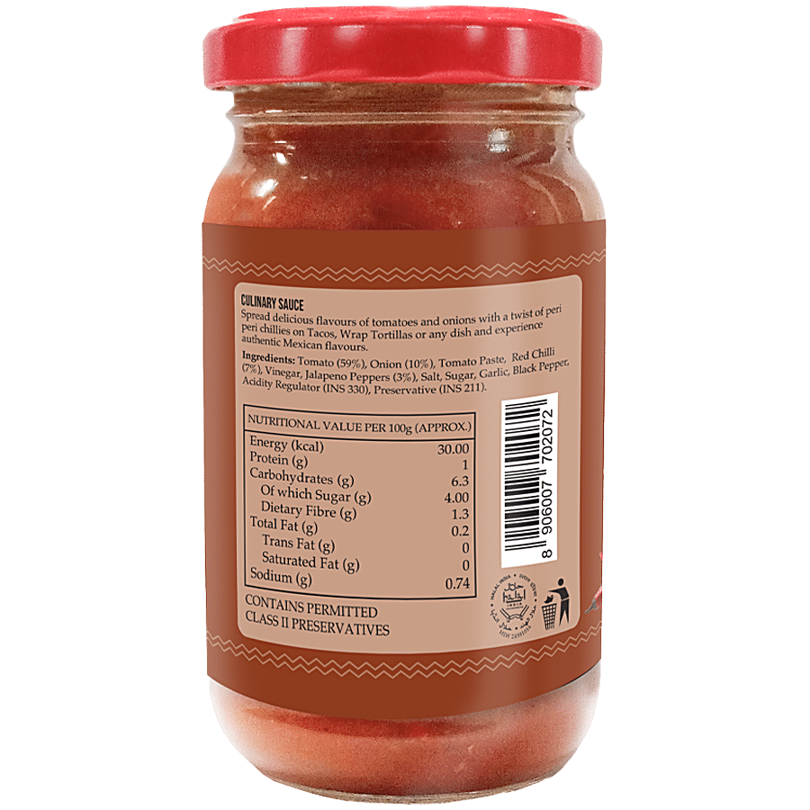 Tex Mex Salsalito Peri Peri Salsa