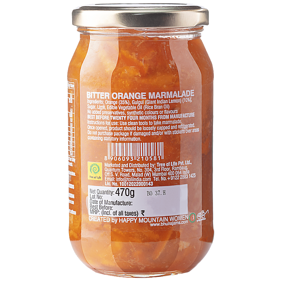 BHUIRA  Bitter Orange Marmalade - Organically Grown