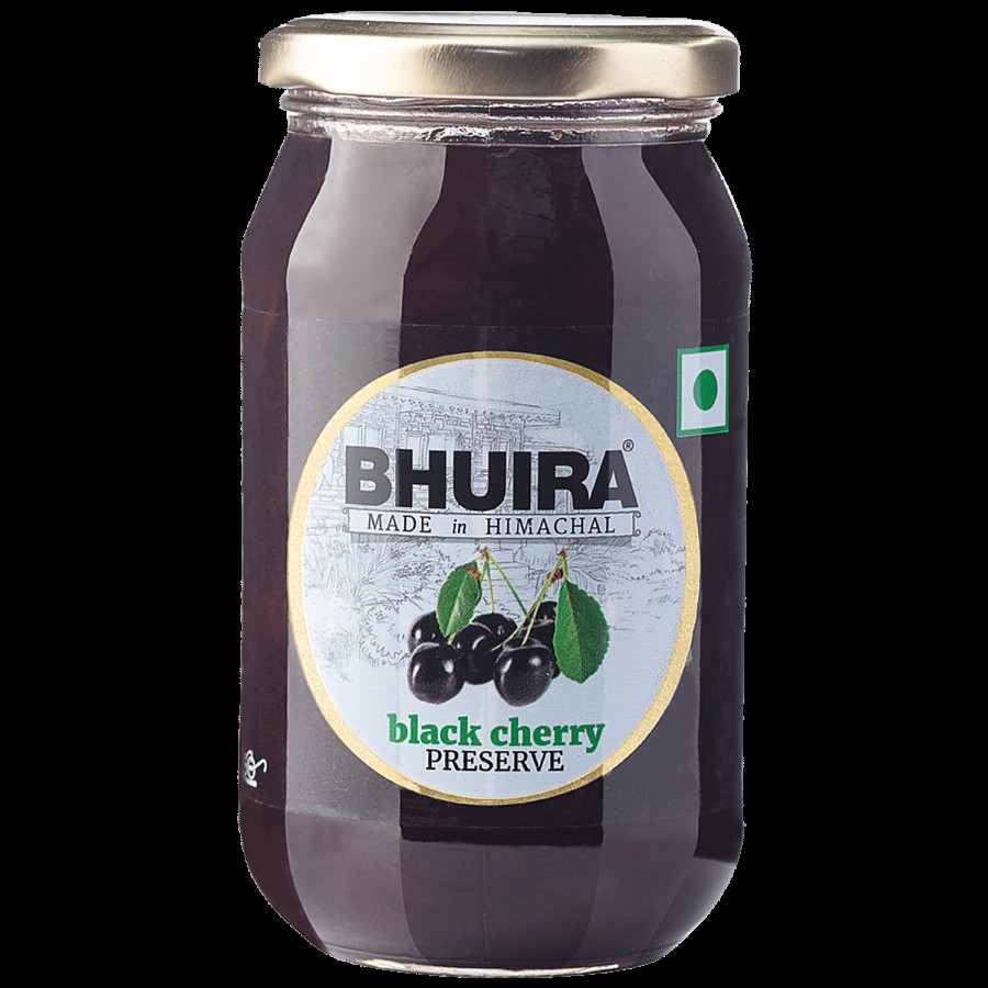 BHUIRA  Black Cherry Preserve - Organically Grown