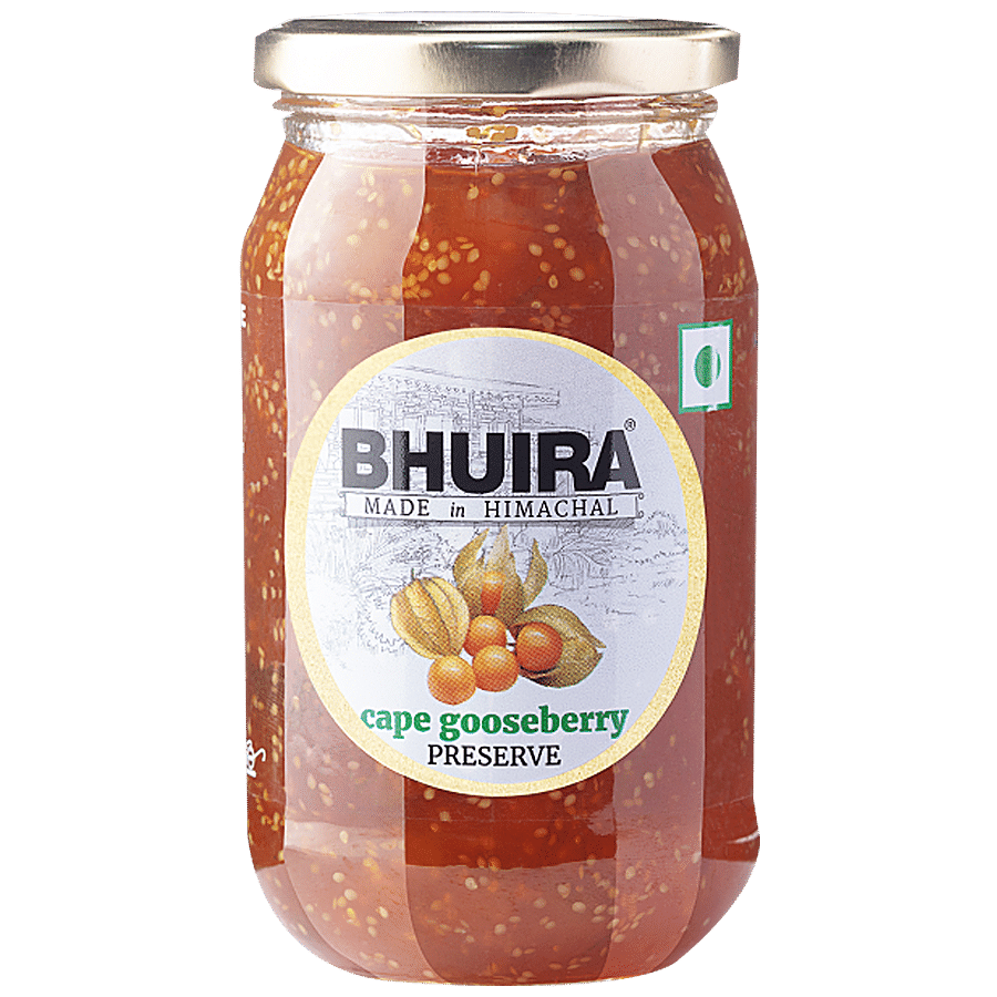 BHUIRA  Cape Gooseberry Preserve Jam - Sweet & Tangy