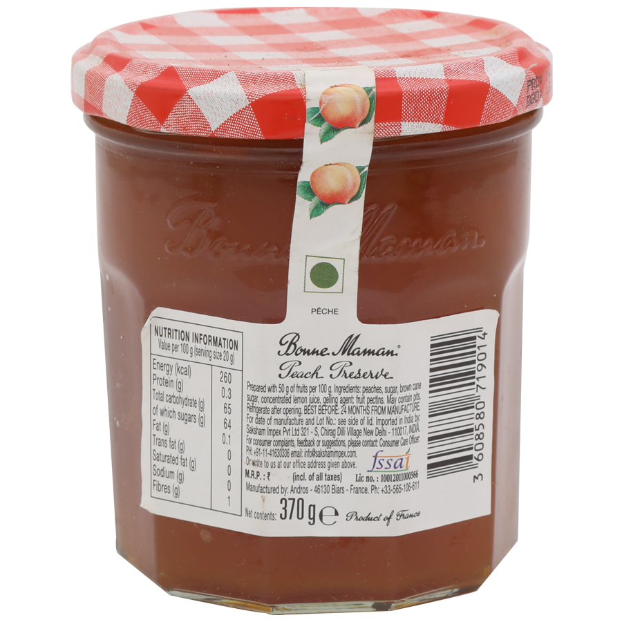 Bonne Maman Preserve - Peach