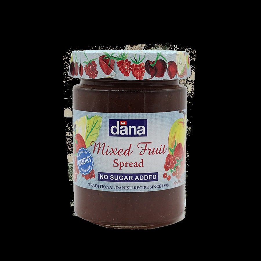 Dana Dana Diabetic Spread Jam - Mixed Fruit 315 gm Jar