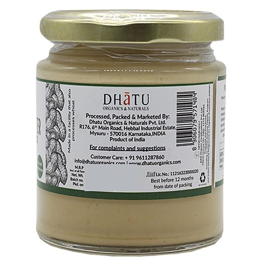 Dhatu Organics & Naturals Peanut Butter - Creamy