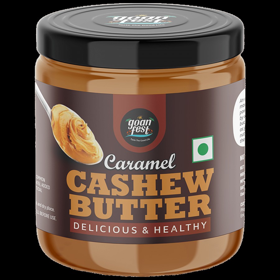 GOANFEST Caramel Cashew Butter - No Added Sugar