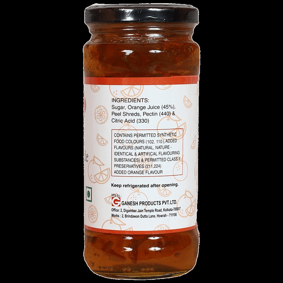 Ganesh Sharbat Orange Marmalade Jam - Juicy & Fresh