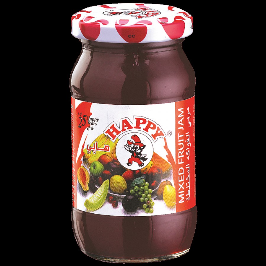 HAPPY Mixed Fruit Jam - 100% Real