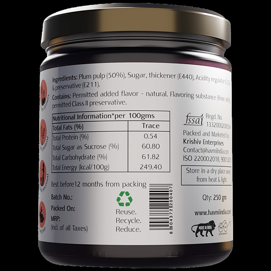 Havmi Fruit Jam Pulp - Rich In Essential Nutrients