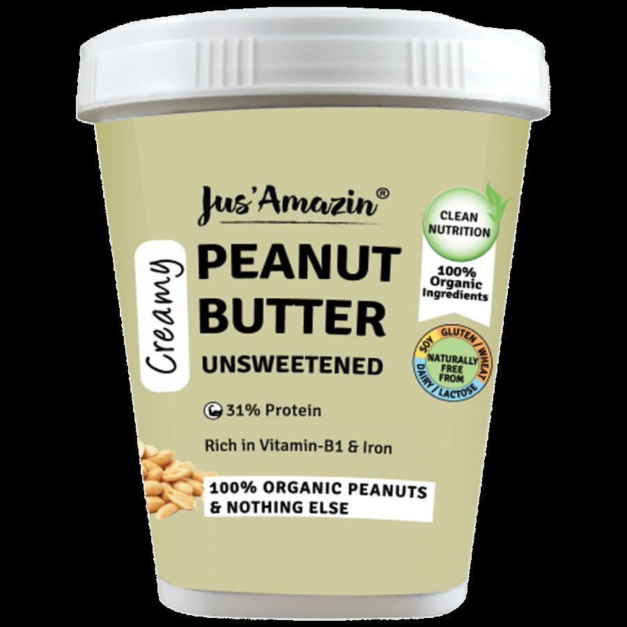 Jus Amazin Peanut Butter - Creamy