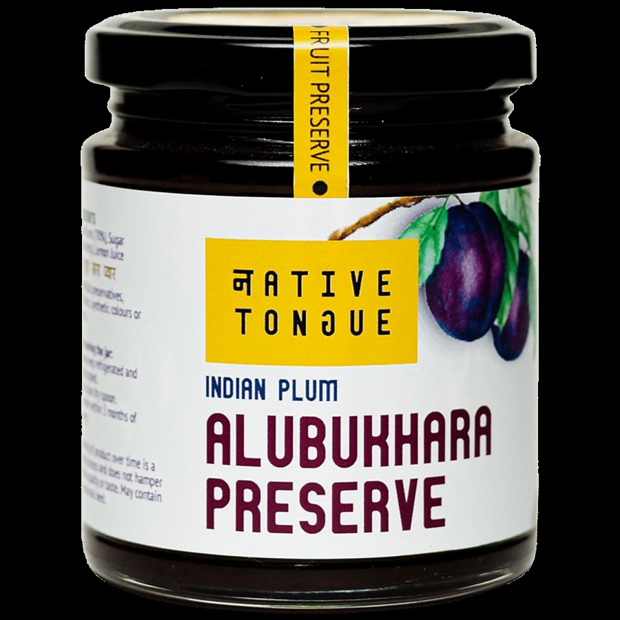 Native Tongue Alubukhara Preserve Indian Plum - Vegan