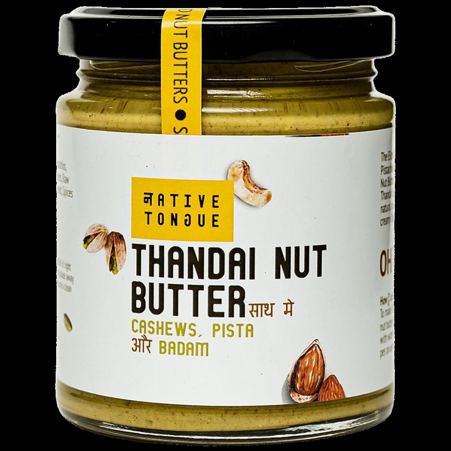 Native Tongue Thandai Nut Butter With Almonds