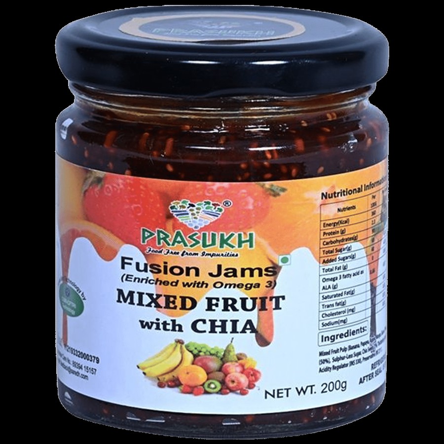 Prasukh Chia Mixed Fruit Jam