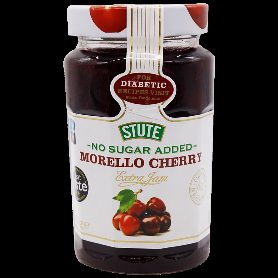 Stute  Morello Cherry Extra Jam - No Sugar Added