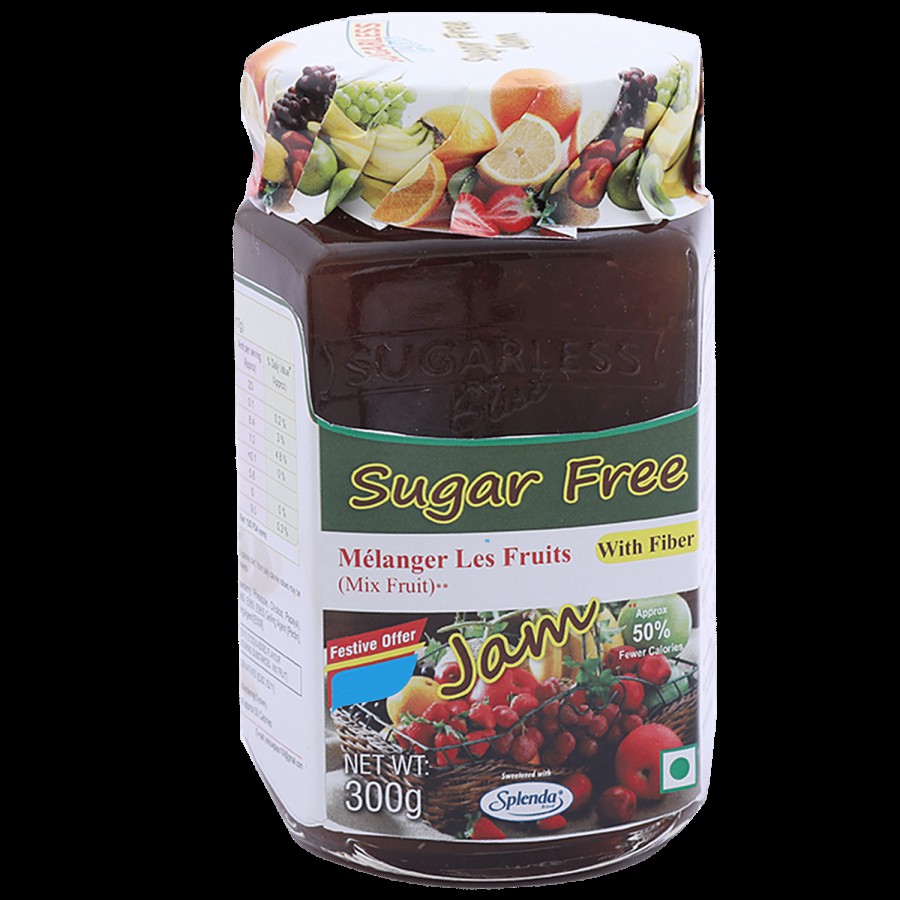 Sugarless Bliss Sugar Free Jam - Melanger Les Fruits (Mix Fruit)