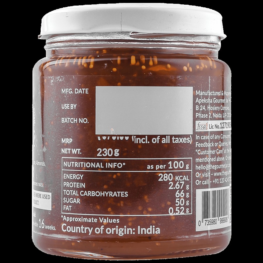 The Gourmet Jar Fig Almond Conserve