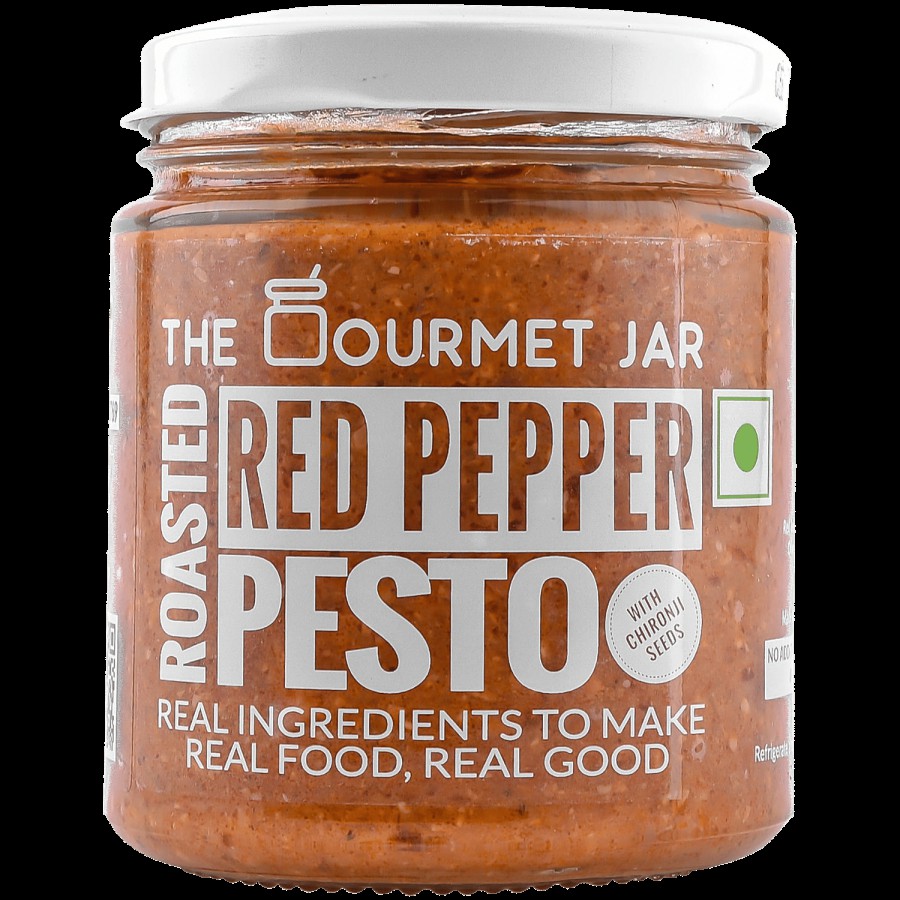 The Gourmet Jar Spread - Roasted Red Pepper Pesto