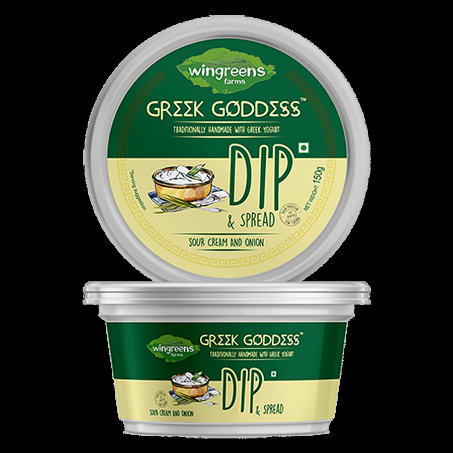 Wingreens Farms Greek Goddess - Sour Cream & Onion Yoghurt Dip & Spread